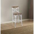 Salle De Bain Usa Wooden Bar Chair - Antique White SA3084853